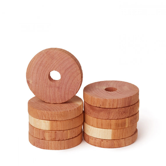 Redecker Cedar Coat Hanger Rings