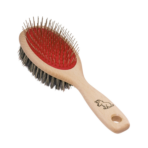 Redecker Dog Brush with Metal Pins