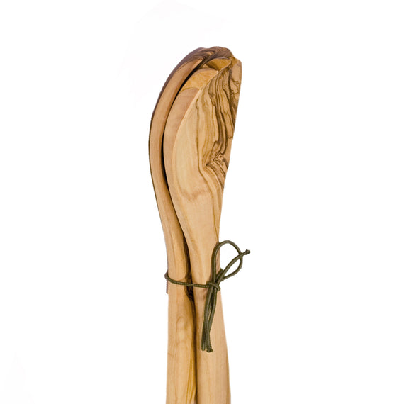 Redecker Olive Wood Salad Servers