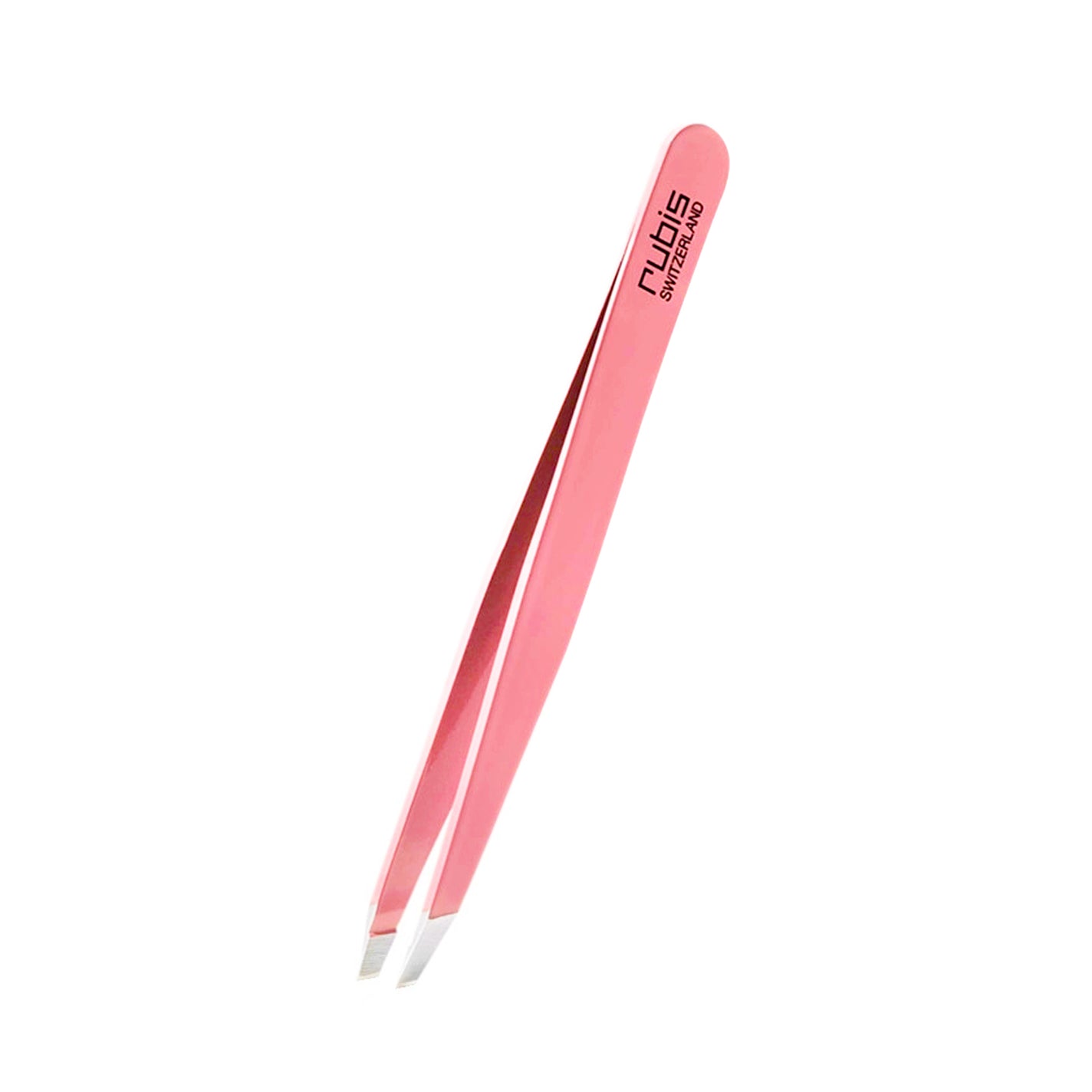 Rubis Swiss Slant Tweezers - Pink