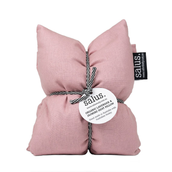 Salus Organic Lavender + Jasmine Heat Pillow - Dusty Rose
