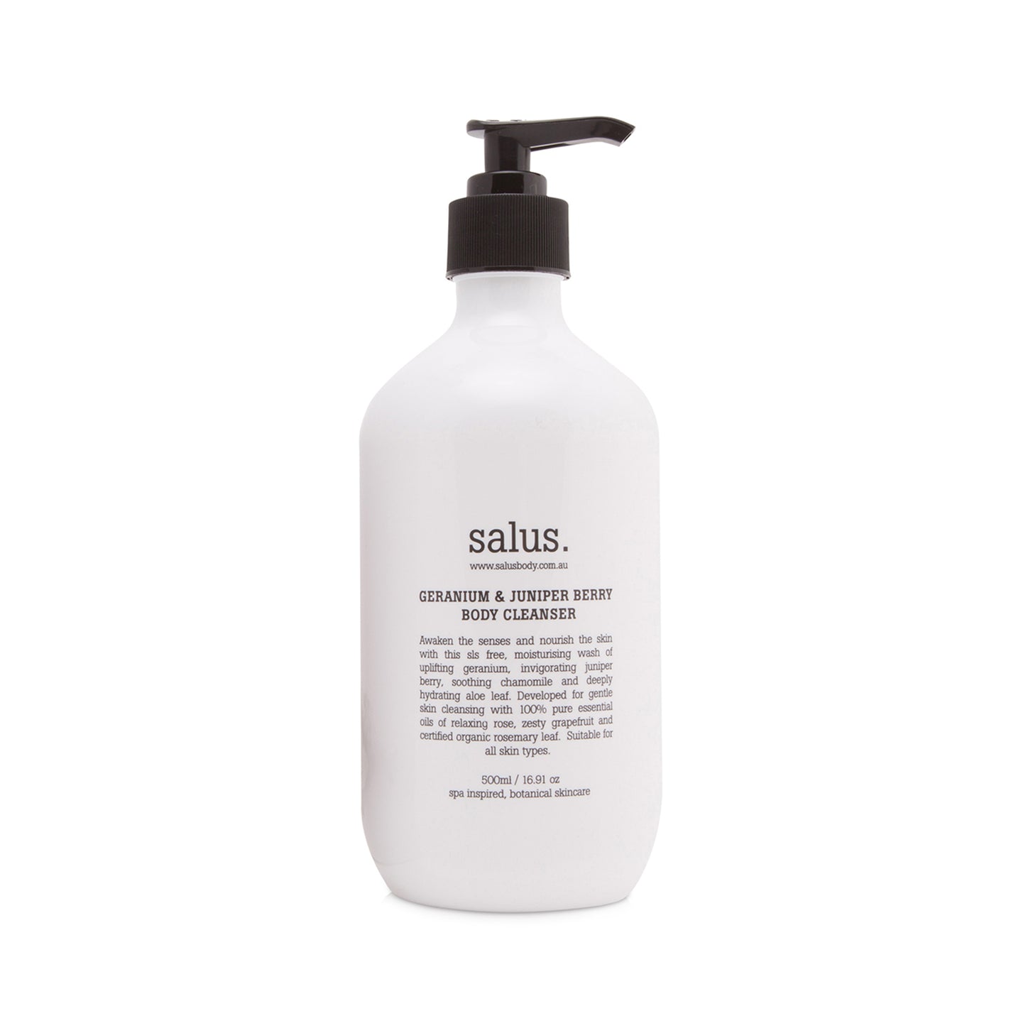 Salus Geranium + Juniper Berry Body Wash - 500ml