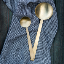 Fog Linen Work Brass Spoon: Small