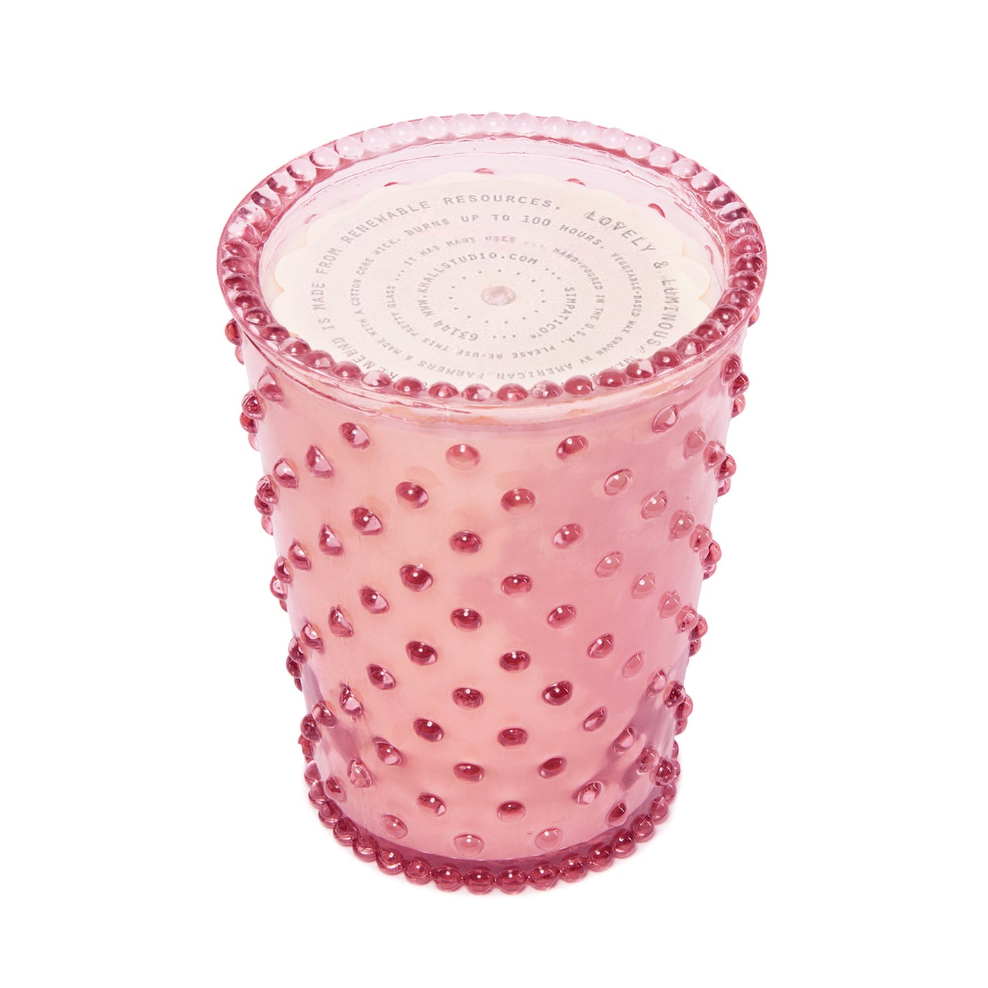 Simpatico Grapefruit Mint Hobnail 100hr Candle