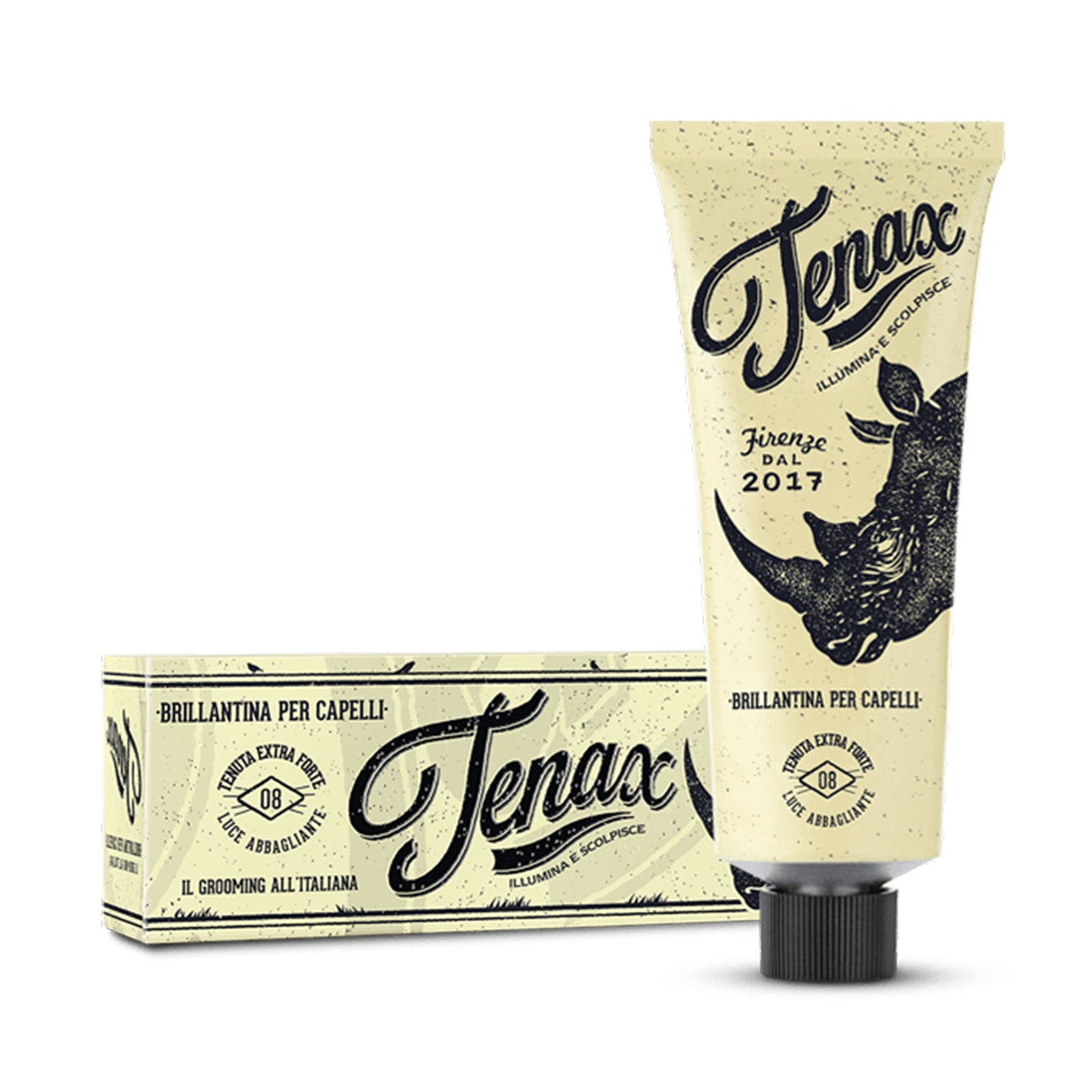 Tenax Hair Cream - Strong Hold (Yellow Tube)
