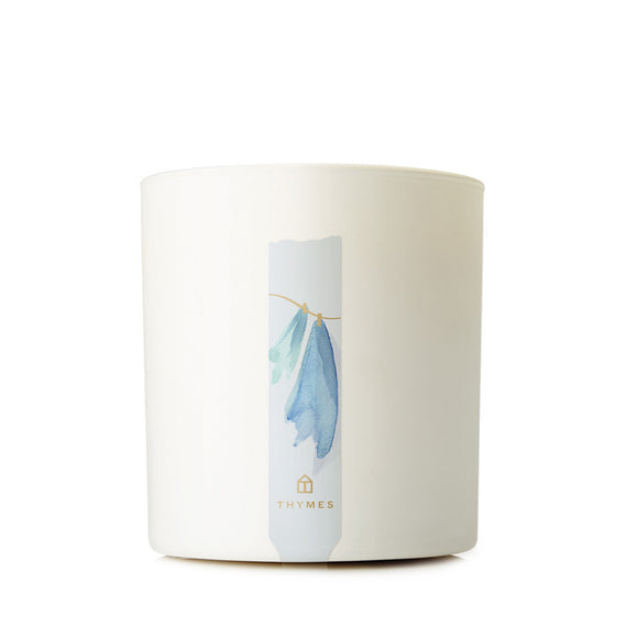 Thymes Washed Linen Boxed Candle