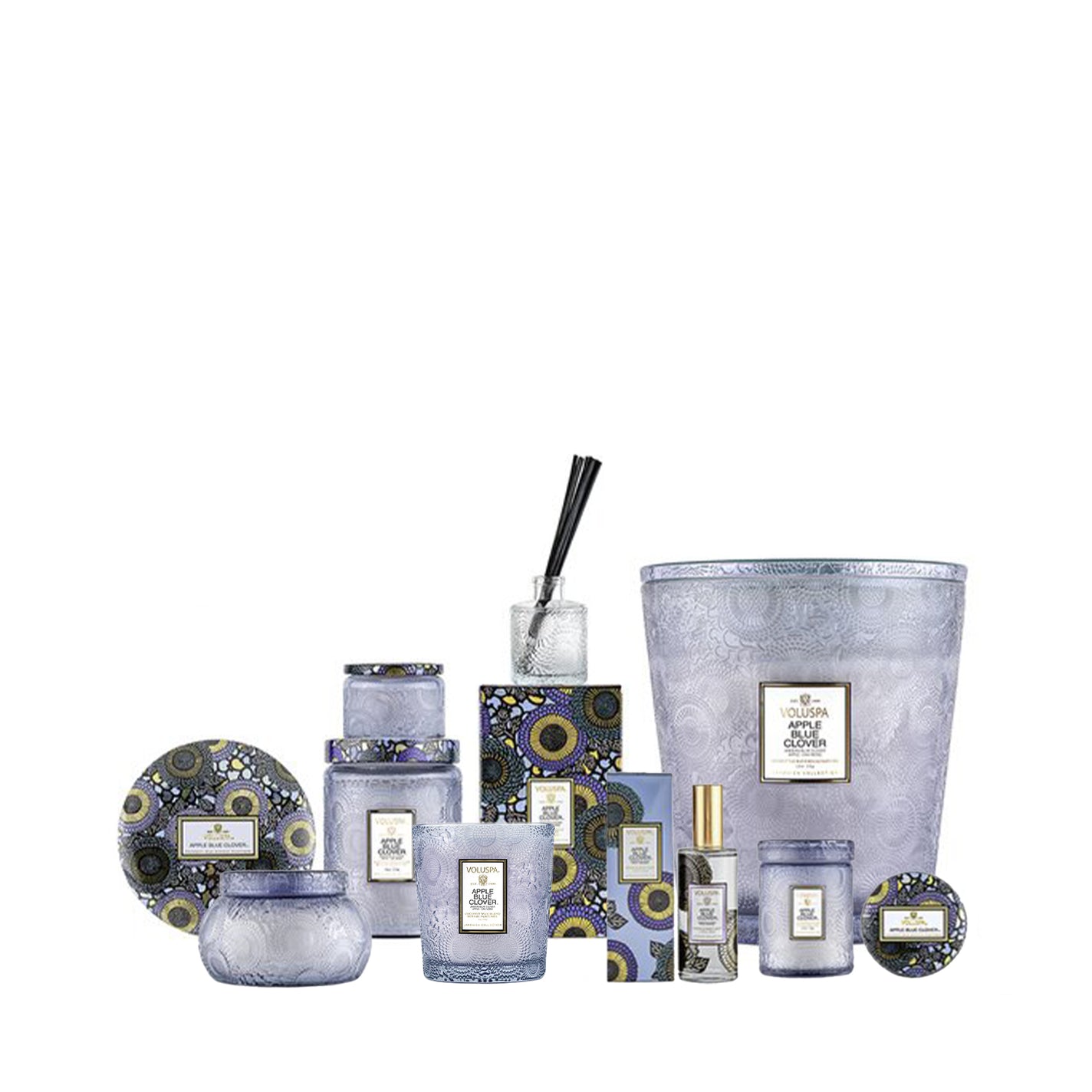 VOLUSPA Apple Blue Clover Petite Candle