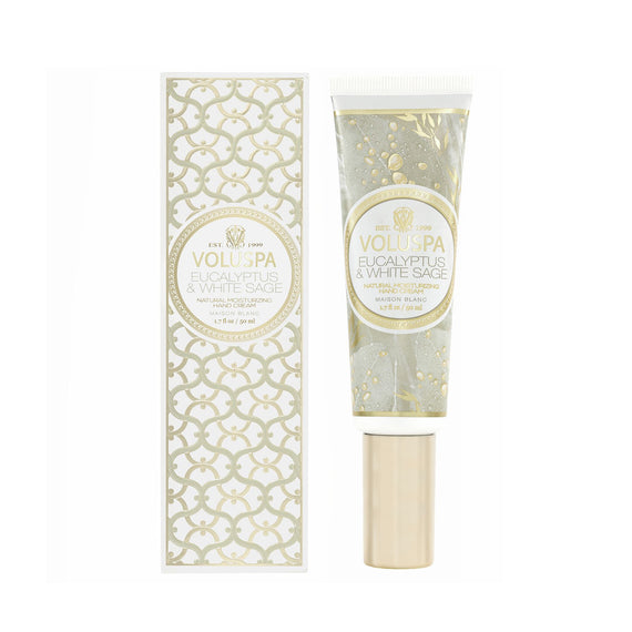 VOLUSPA Eucalyptus & White Sage Hand Cream - Tube