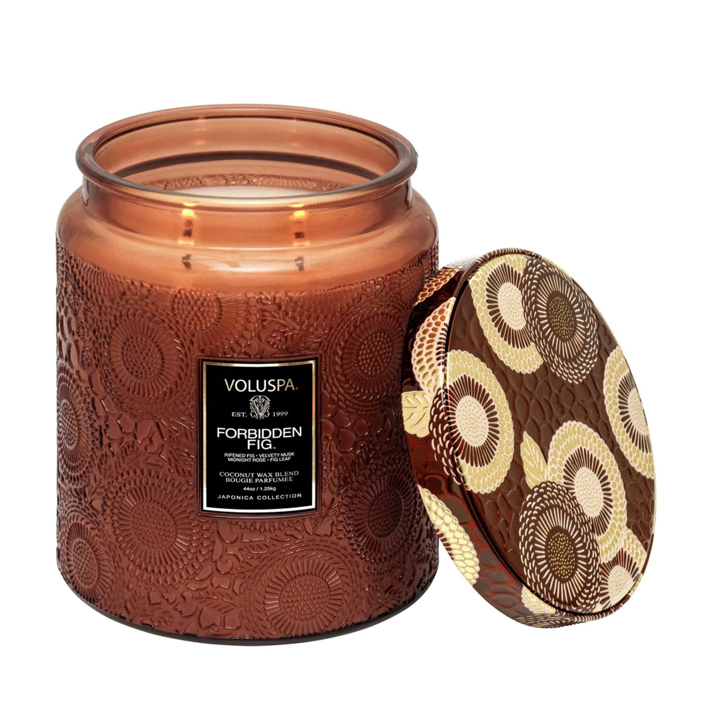 VOLUSPA Forbidden Fig Luxe 2 Wick Candle