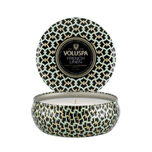 VOLUSPA French Linen 3 Wick Tin Candle