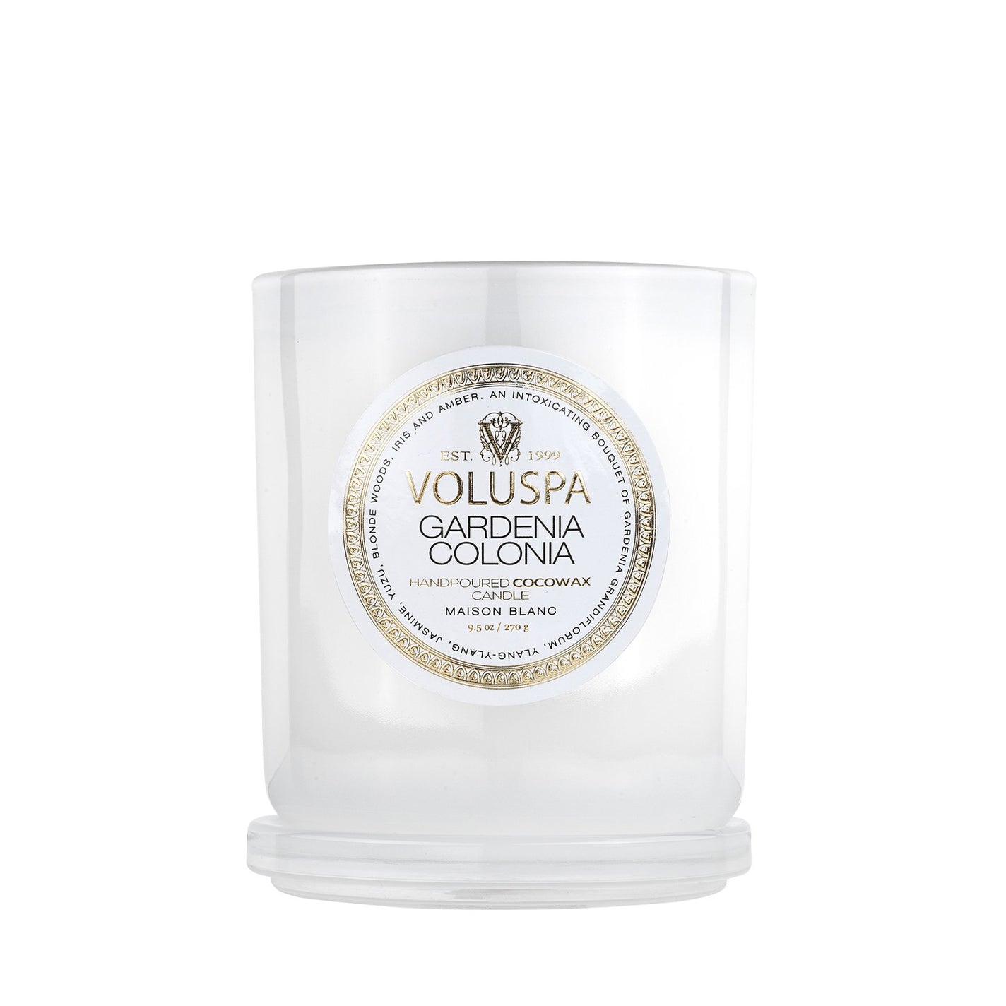 VOLUSPA Gardenia Colonia Classic Boxed Candle