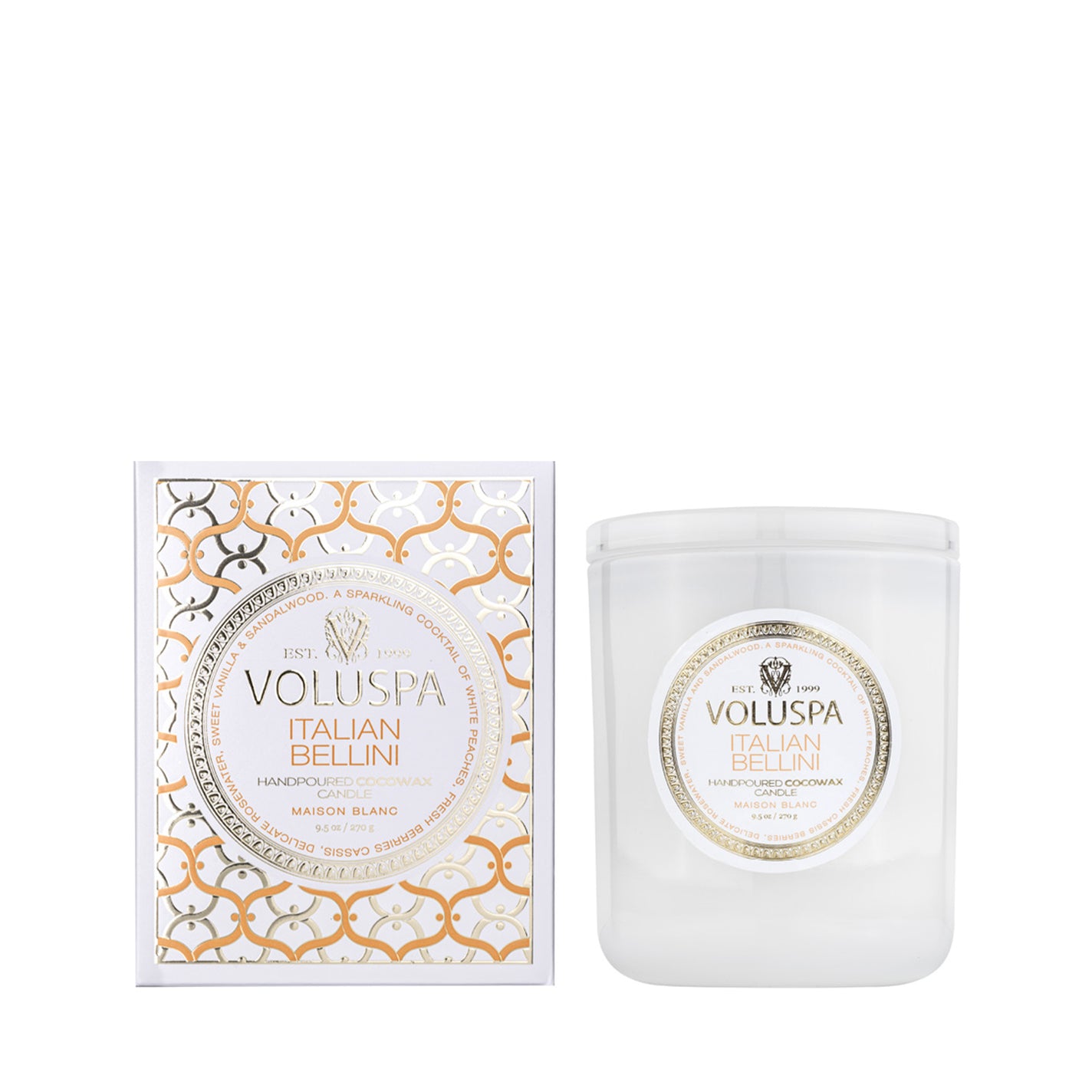 VOLUSPA Italian Bellini Classic Boxed Candle