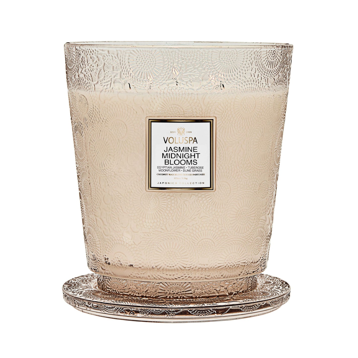 VOLUSPA Jasmine Midnight Blooms 250hr Hearth Candle
