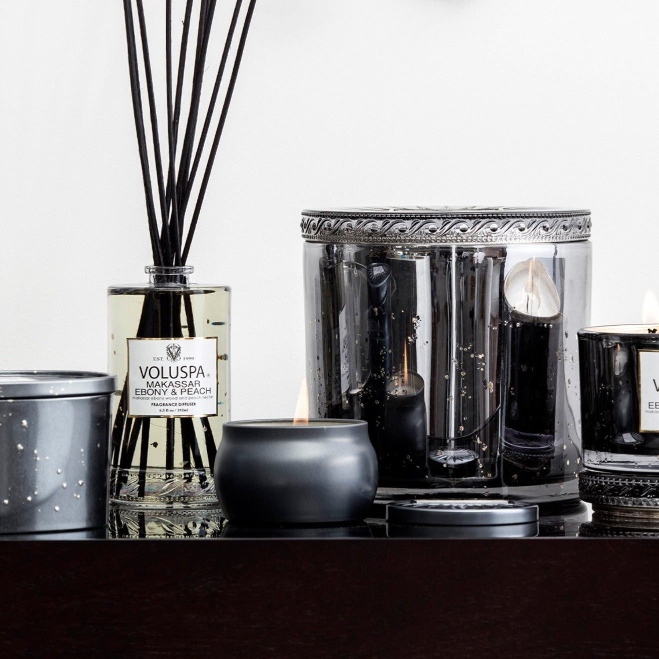 VOLUSPA Makassar Ebony & Peach Diffuser