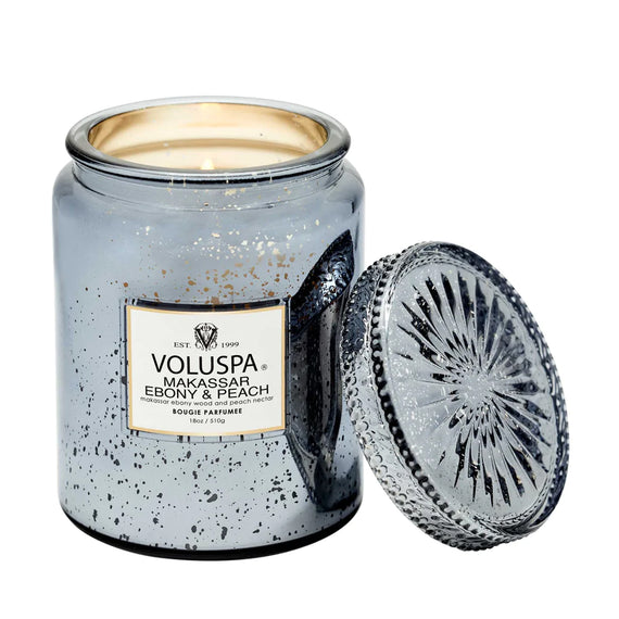 VOLUSPA Makassar Ebony & Peach 100hr Candle