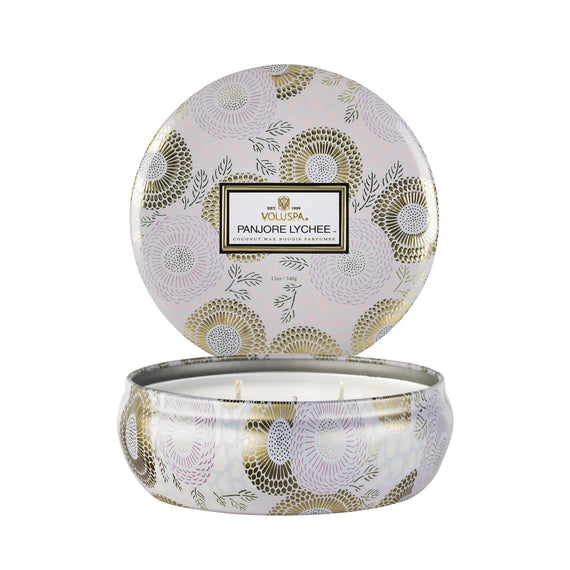 VOLUSPA Panjore Lychee 3 Wick Candle