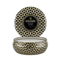 VOLUSPA Suede Noir 3 Wick Candle - FEW REMAIN!