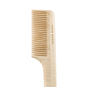 Acca Kappa Natura Beech Wood Comb with Handle