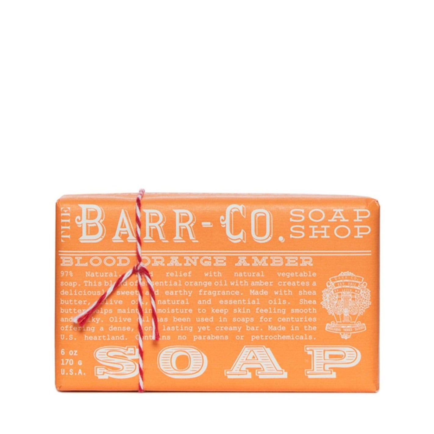 Barr-Co Blood Orange Amber Soap