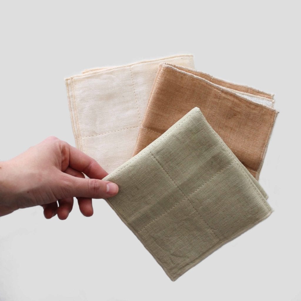 Nawrap Organic Cotton Face Towel - Natural