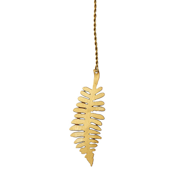 Fog Linen Work Brass Leaf: J Style