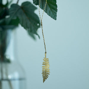 Fog Linen Work Brass Leaf: J Style