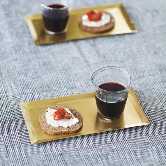 Fog Linen Work Brass Plate Rectangle (L)