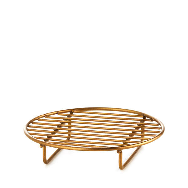 Fog Linen Work Brass Wire Stand: Round