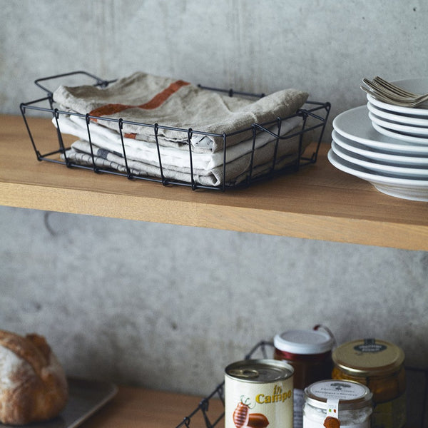 Fog Linen Work Desk Basket (M)