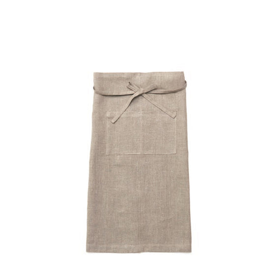 Fog Linen Work Linen Garçon Apron: Natural