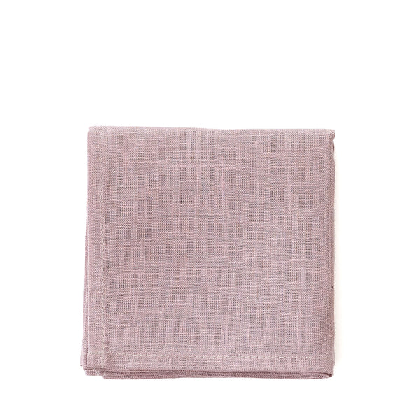 Fog Linen Work Linen Handkerchief: Rose