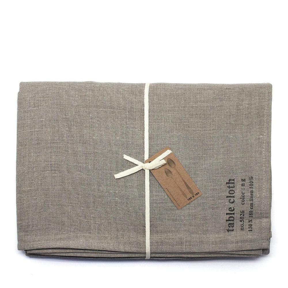 Fog Linen Work Linen Table Cloth (L): Natural