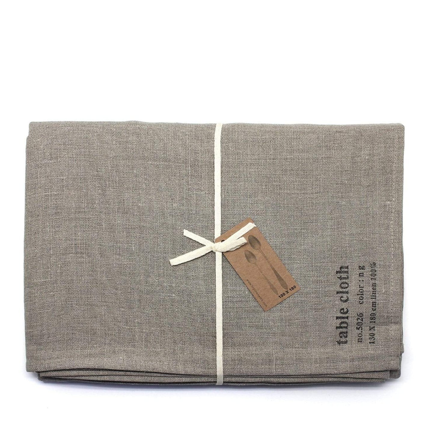 Fog Linen Work Linen Table Cloth (L): Natural