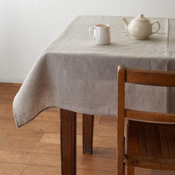 Fog Linen Work Linen Table Cloth (L): Natural