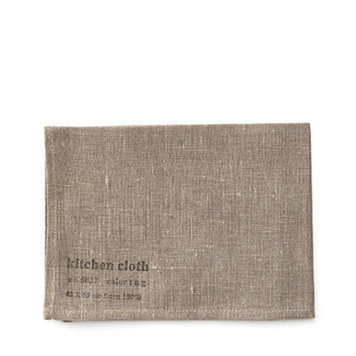 Fog Linen Work Linen Tea Towel: Natural