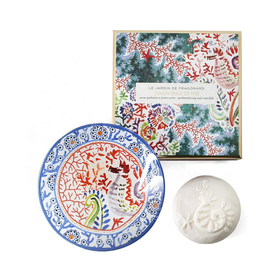 Fragonard Jasmin Perle de Thé Perfumed Soap & Dish
