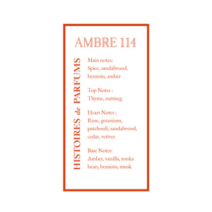Histoires de Parfums Ambre 114 Travel Eau de Parfum