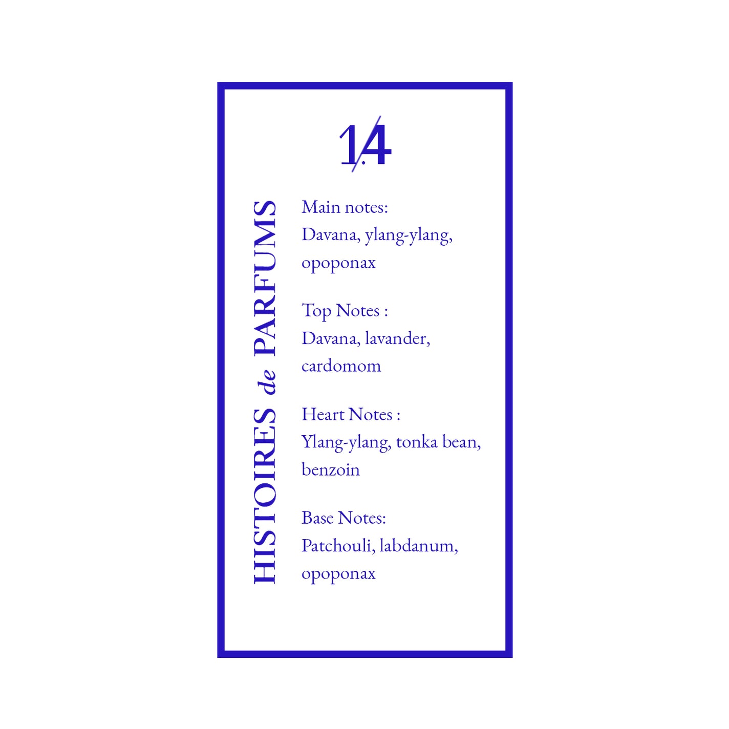 Histoires de Parfums Blue 1.4 Eau de Parfum