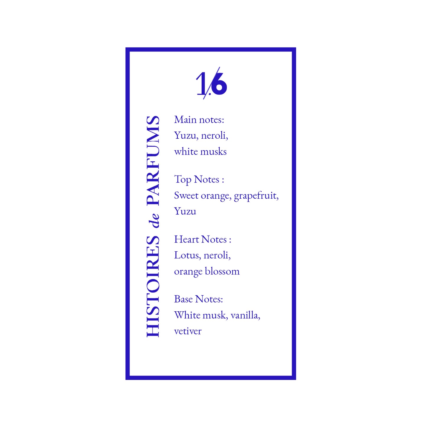 Histoires de Parfums Blue 1.6 Travel Eau de Parfum