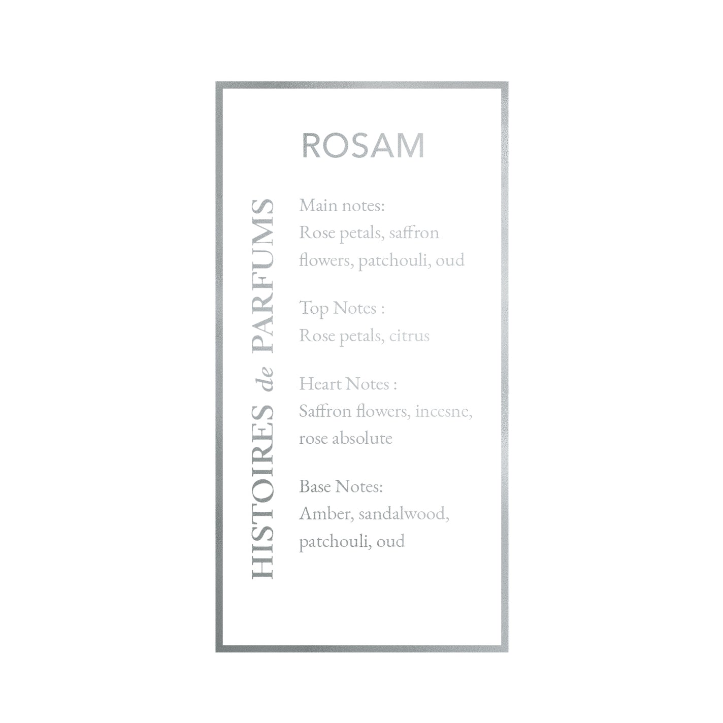 Histoires de Parfums Rosam Eau de Parfum