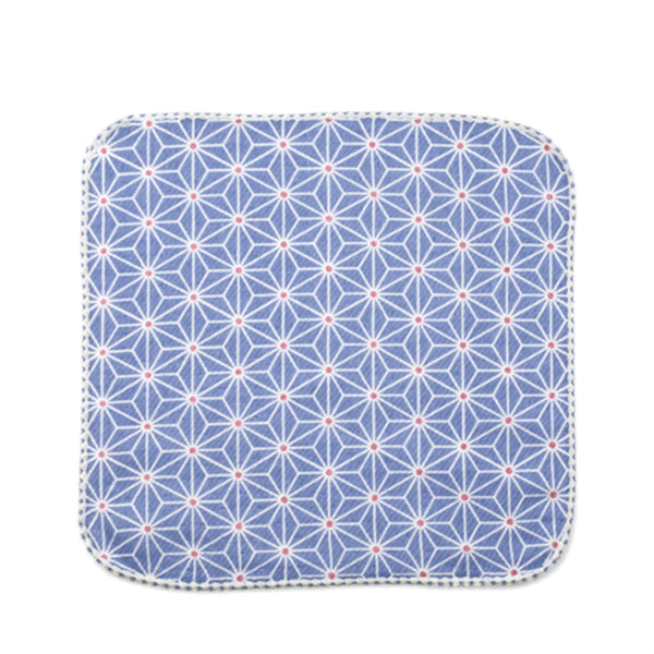 Kontex Haikara Handkerchief - Asanoha Blue