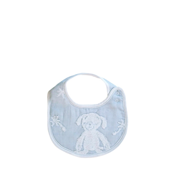 Kontex Macaron Bib - Blue Puppy