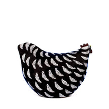 Les Ceramiques de Lussan Noir Moucheté Blanc Hen - 12.5cm