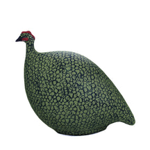 Les Ceramiques de Lussan Pintade (Guinea Fowl) Medium - Cobalt Speckled Sage