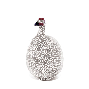 Les Ceramiques de Lussan Pintade (Guinea Fowl) Medium - Grey