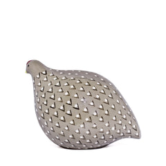 Les Ceramiques de Lussan Quail Standing - Grey