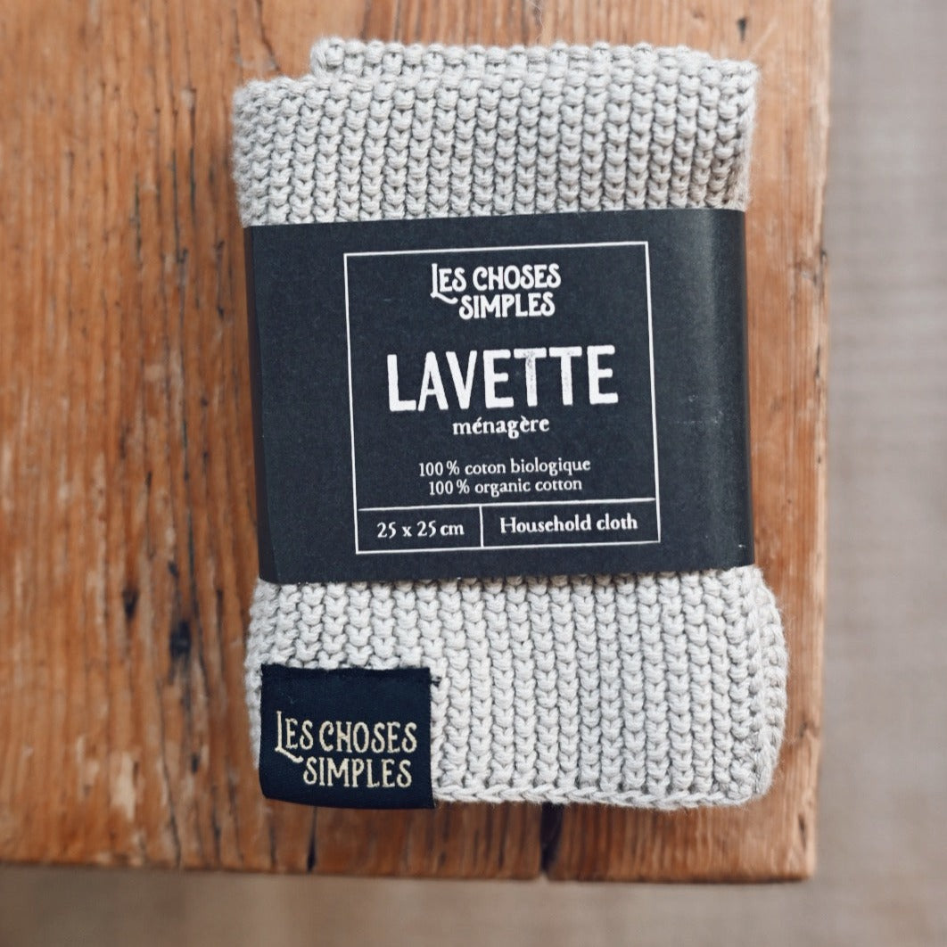 Les Choses Simples Lavette Household Cloth - Pebble