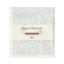 Nawrap Kimono Print Dishcloth - Blue Feather