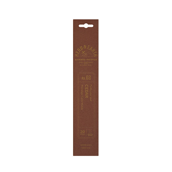 Nippon Kodo Herb & Earth Incense - Cedar No.02