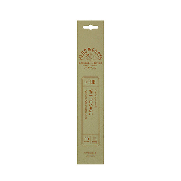 Nippon Kodo Herb & Earth Incense - White Sage No.08